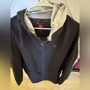 Spyder Lightweight Hooded Jacket – Black – Men’s XXL